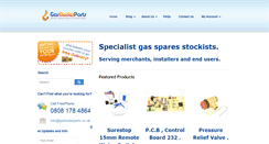 Desktop Screenshot of gasboilerparts.co.uk