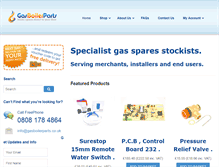 Tablet Screenshot of gasboilerparts.co.uk
